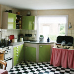 De Bruynzeel-keuken in de Watersnoodwoning op ons terrein